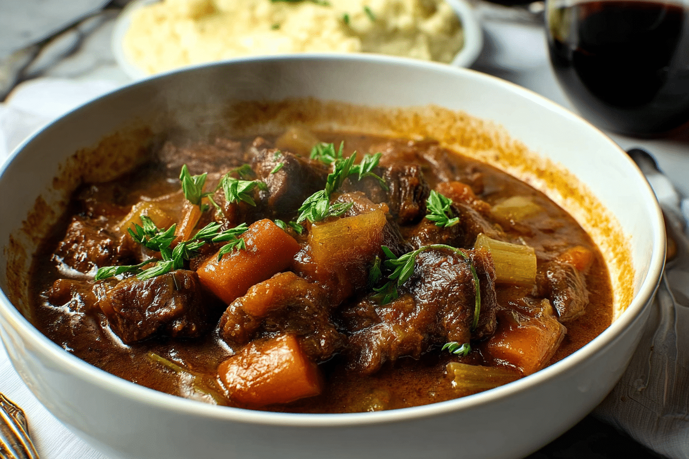 Hearty Ground Venison Stew