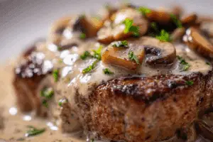 Easy Cube Steak with Cream of Mushroom Soup
