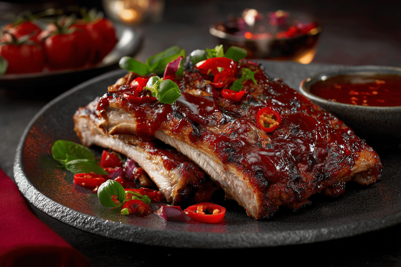 Barbecue Ribs with Homemade BBQ Sauce