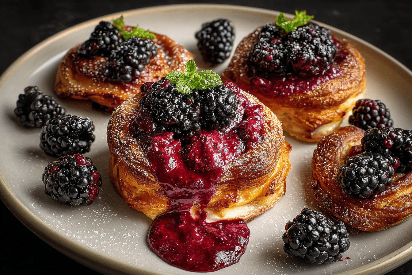 Blackberry Cream Cheese Danish