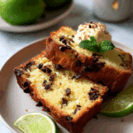Dark Chocolate Chunk Coconut Key Lime Pound Cake