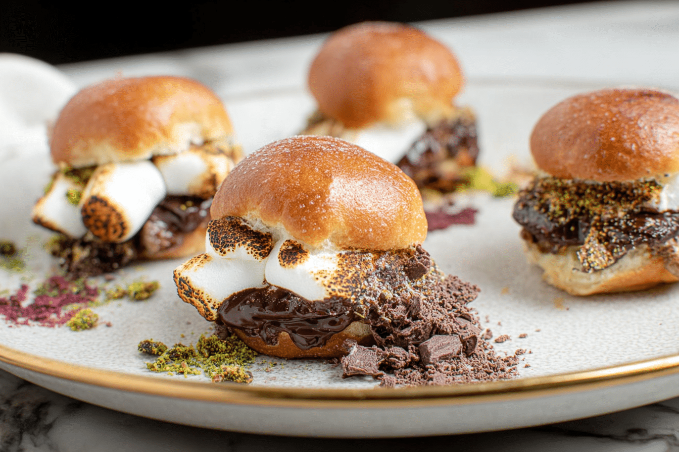 Dubai Chocolate S’mores Sliders