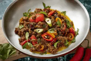 Picadillo – Latin Ground Beef Stew