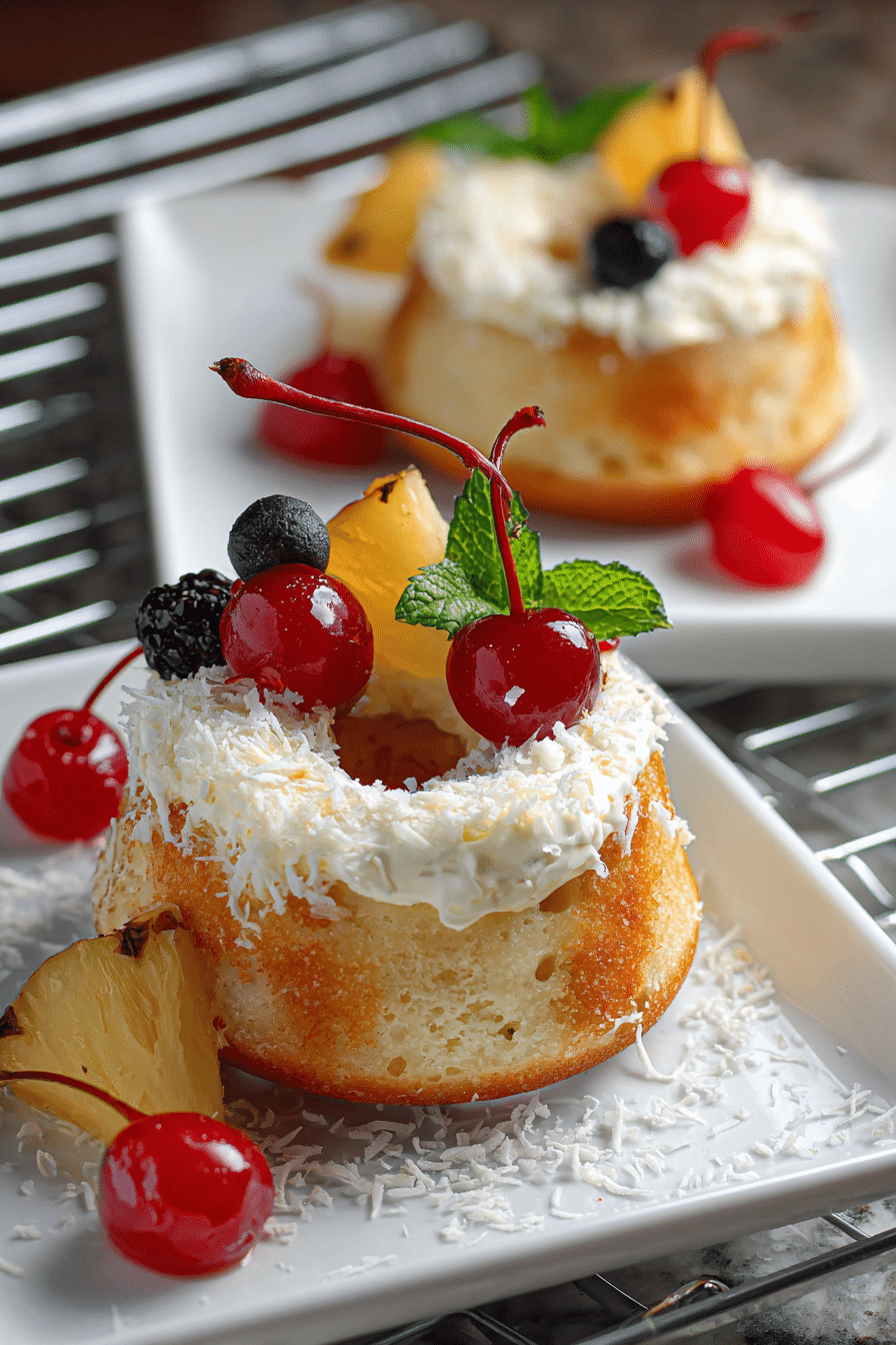 (Baked) Pina Colada Donuts