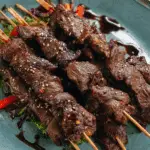 Chinese Beef on a Stick (Beef Skewers)