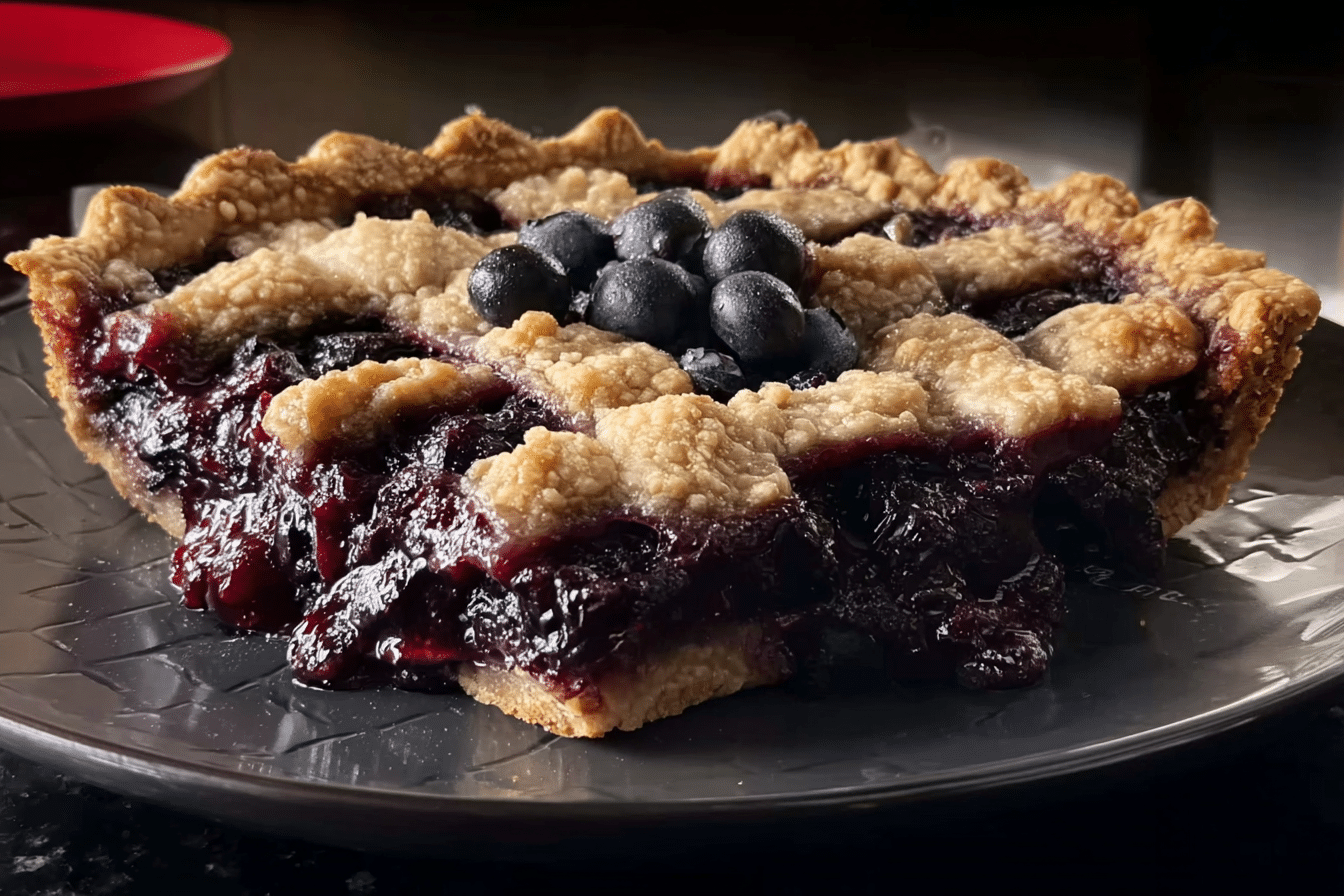 Homemade Blueberry Pie