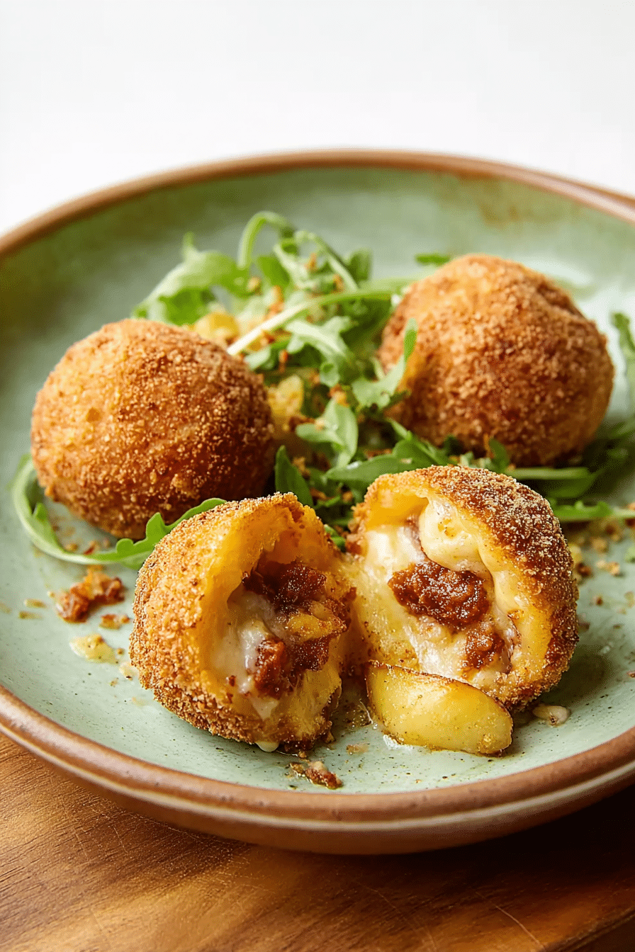 Chorizo Queso Potato Bombs