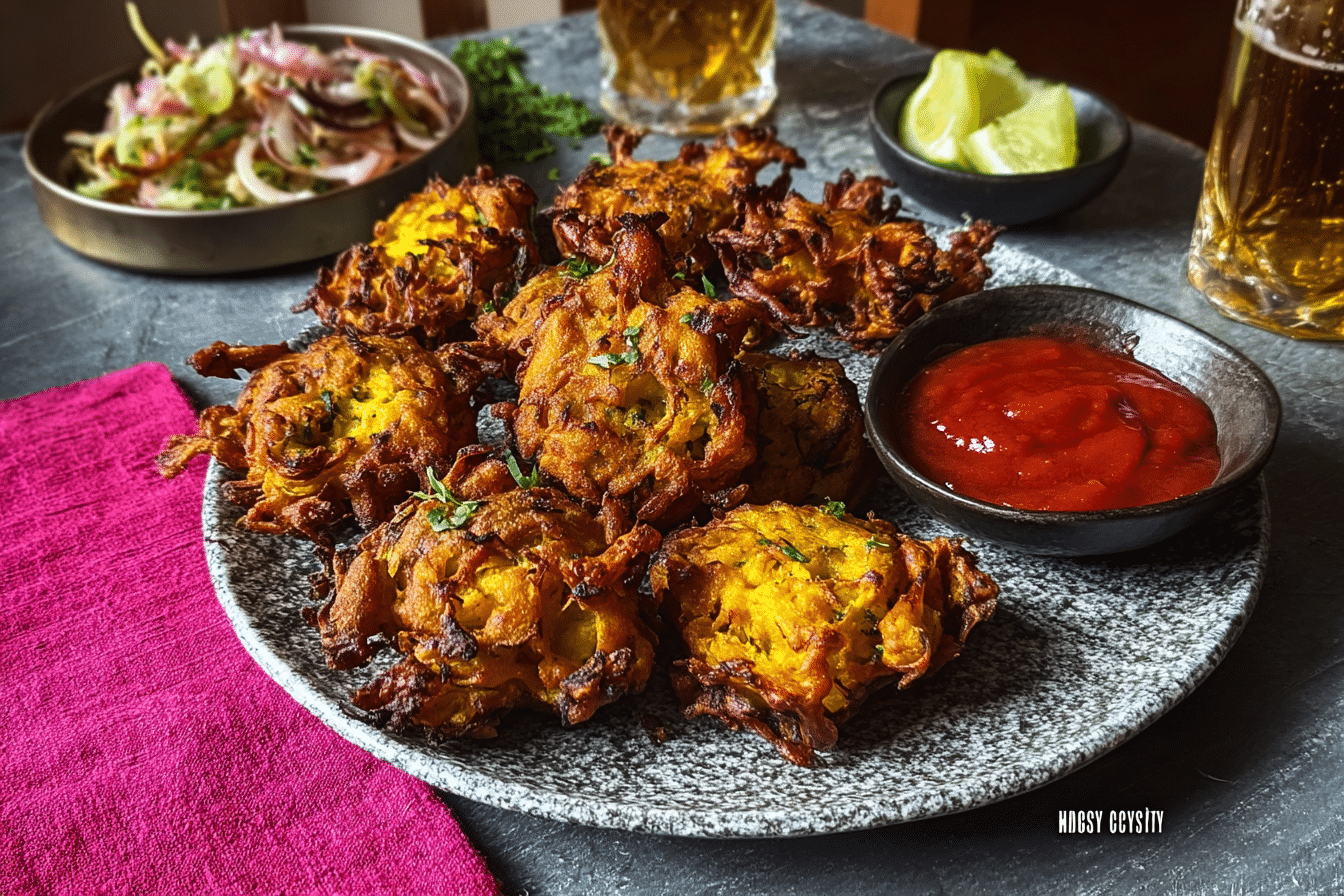 Air Fryer Onion Bhajis