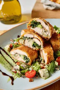 Next-Level Chicken Caesar Wrap with Crispy Parmesan Crust