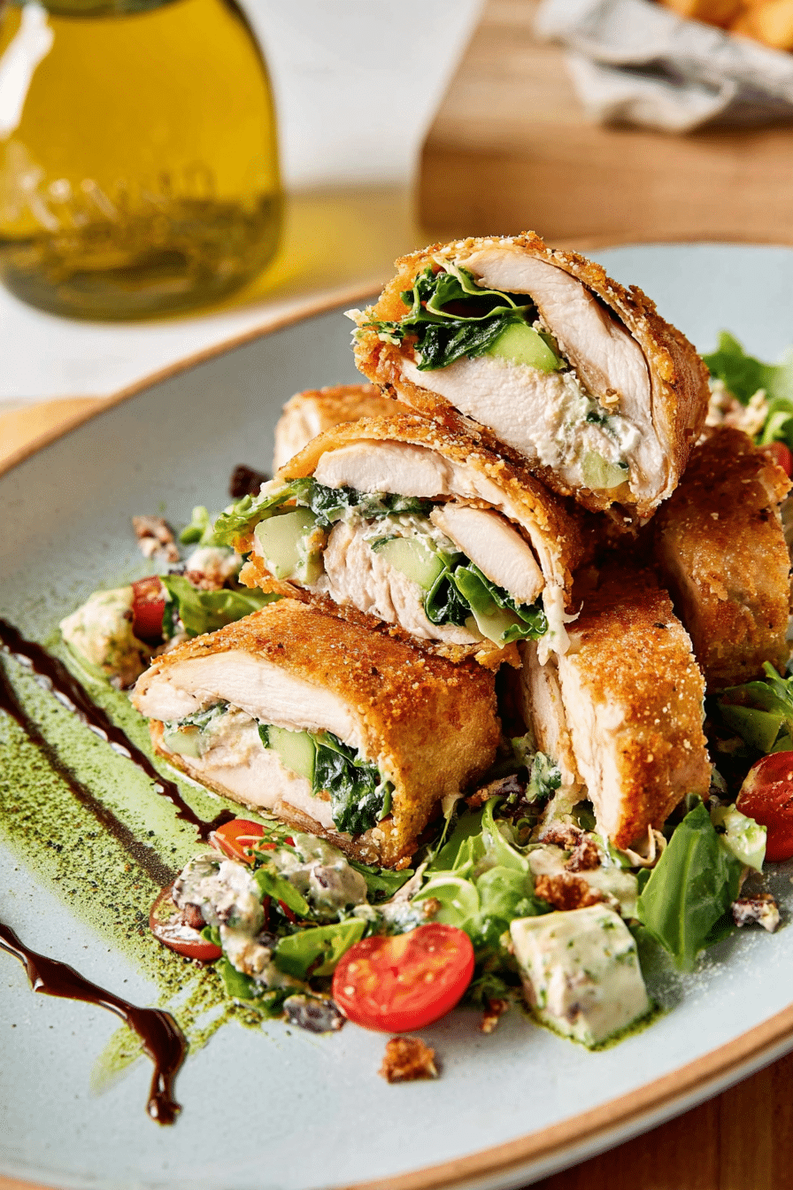 Next-Level Chicken Caesar Wrap with Crispy Parmesan Crust