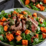 Fall Steak Salad with Sweet Potatoes