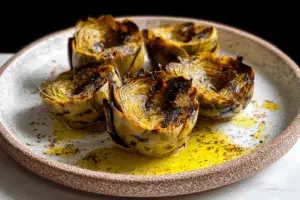 The Easiest Grilled Artichokes Recipe with Lemon
