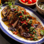 Crispy Chimichurri Steak Tacos