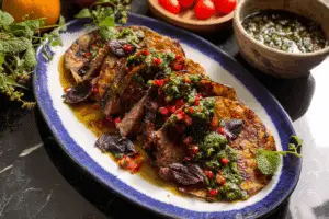 Crispy Chimichurri Steak Tacos