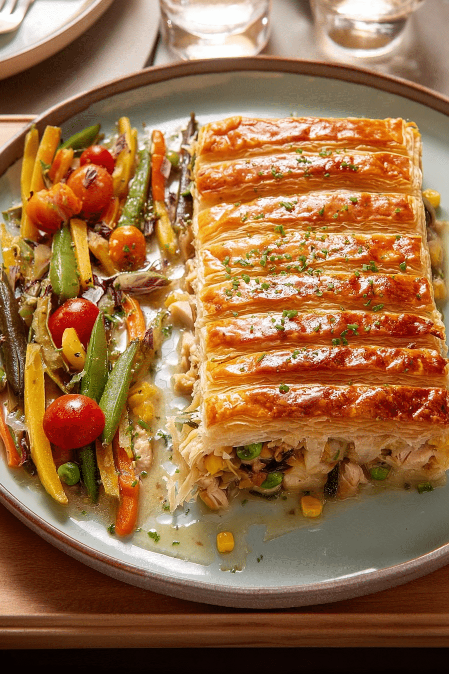Sheet-Pan Chicken Potpie