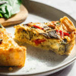 Vegetable Quiche with Homemade Pie Crust
