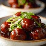 Crockpot BBQ Meatballs