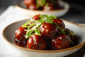 Crockpot BBQ Meatballs