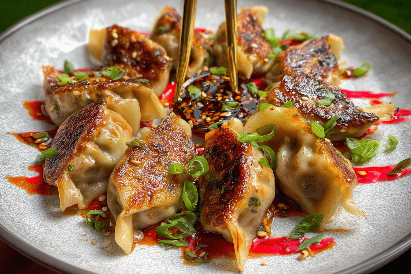 The Juiciest Beef Potstickers Recipe