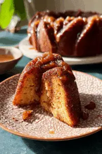 Cinnamon Swirl Apple Cider Donut Bundt Cake