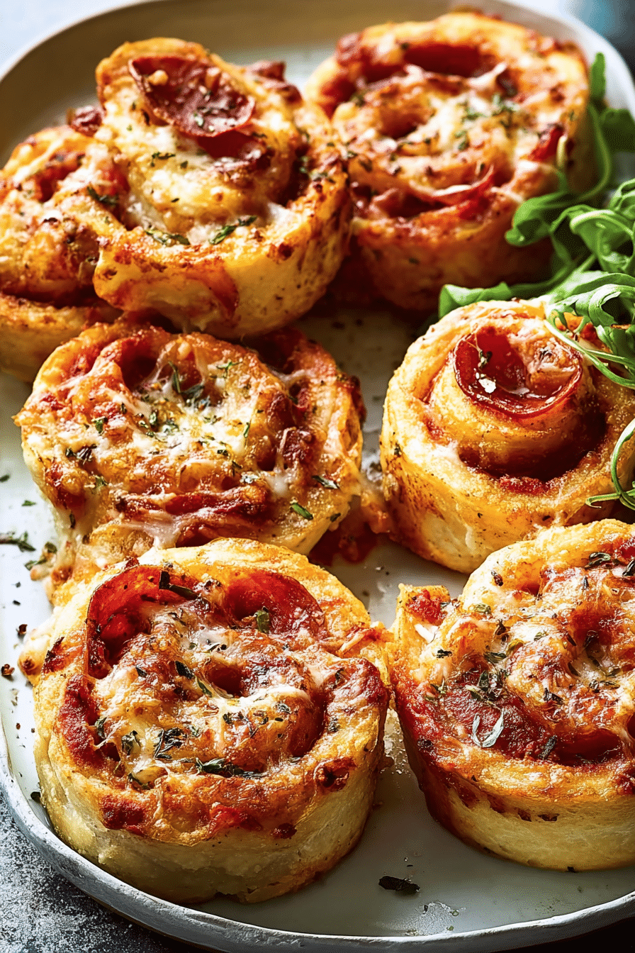 Pepperoni Pizza Scrolls