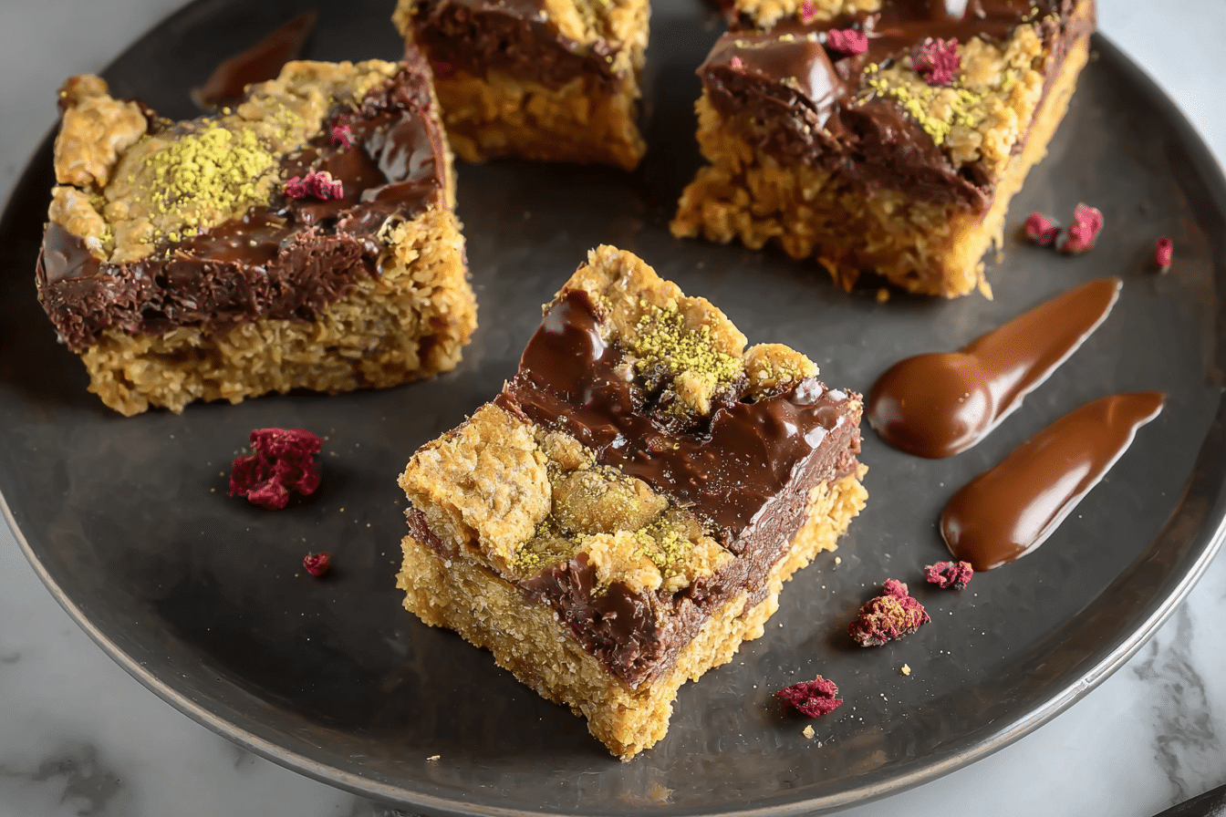 Starbucks Oat and Fudge Bars