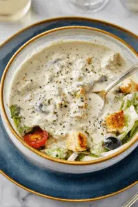 5-Minute Creamy Greek Yogurt Caesar Dressing (No Anchovy)