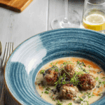 Youvarlakia (Greek Meatball Soup)