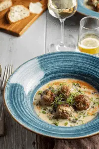 Youvarlakia (Greek Meatball Soup)