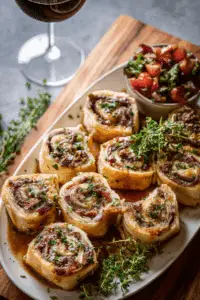 Easy French Dip Pinwheels