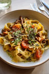 Wild Mushroom Pappardelle