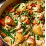 Creamy Chicken Stew with Hearty Vegetables