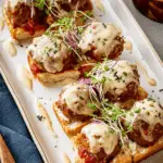 Pull-Apart Meatball Sliders with Herbed Ricotta