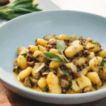 Potato Gnocchi in a Sage Sausage Butter Sauce