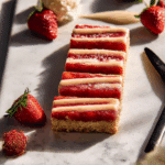 Frosted Soft Strawberry Brown Sugar Bars