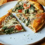 Italian Spinach Pizza