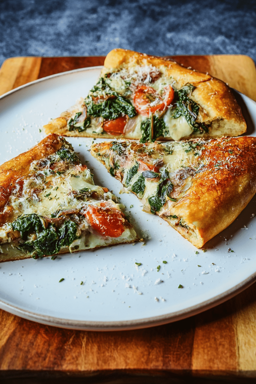 Italian Spinach Pizza