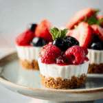 Mini No-Bake Cheesecakes