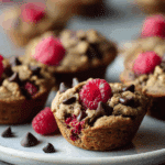Chocolate Chip Raspberry Zucchini Muffins