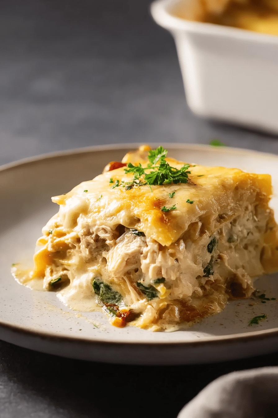 Creamy Chicken Lasagna