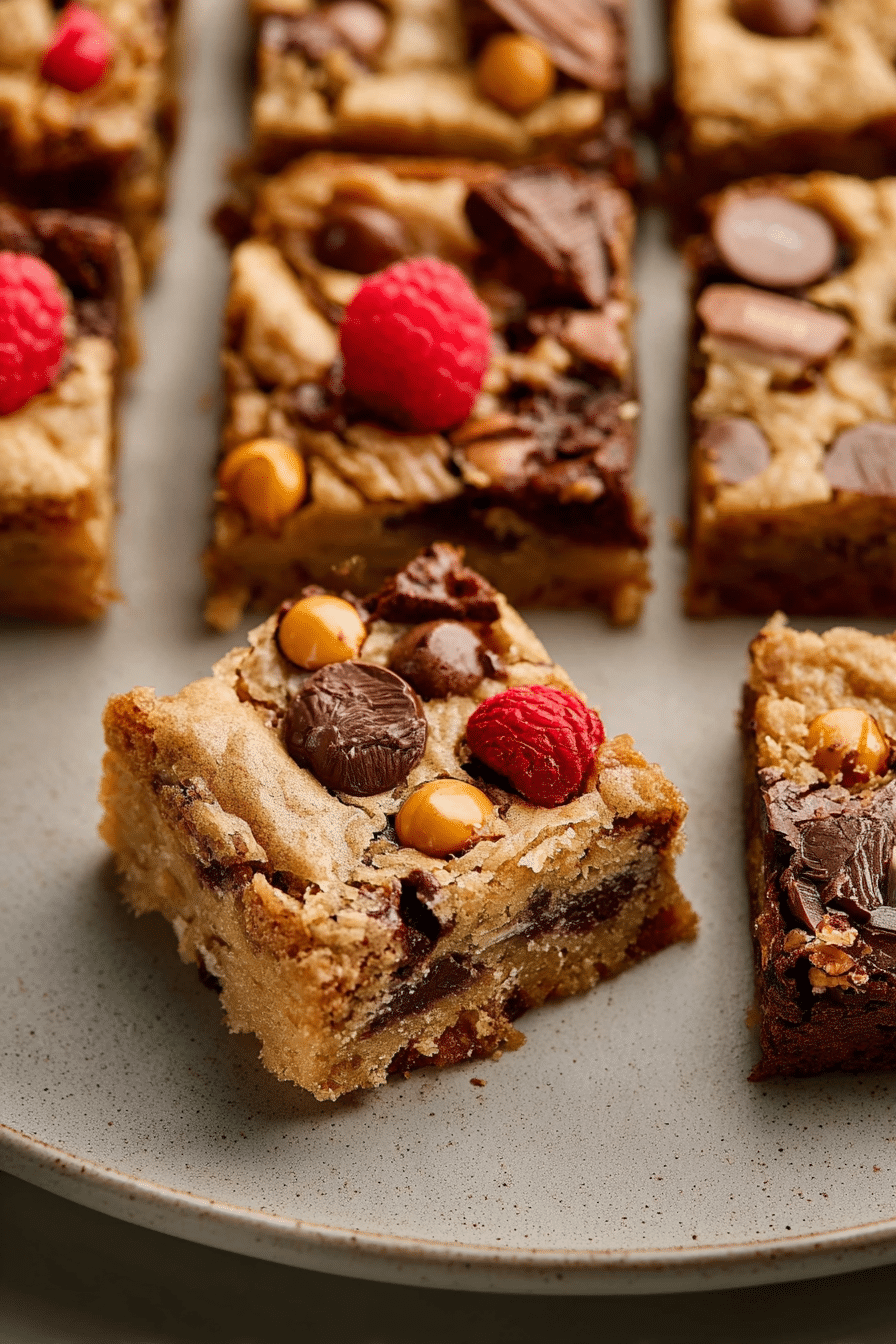 Thick & Chewy Candy Bar Blondies