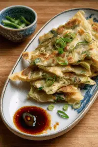 Flaky Chinese Spring Onion (Scallion) Pancakes
