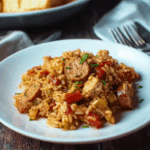 Shut the Fffront Door – Sausage Chicken Jambalaya