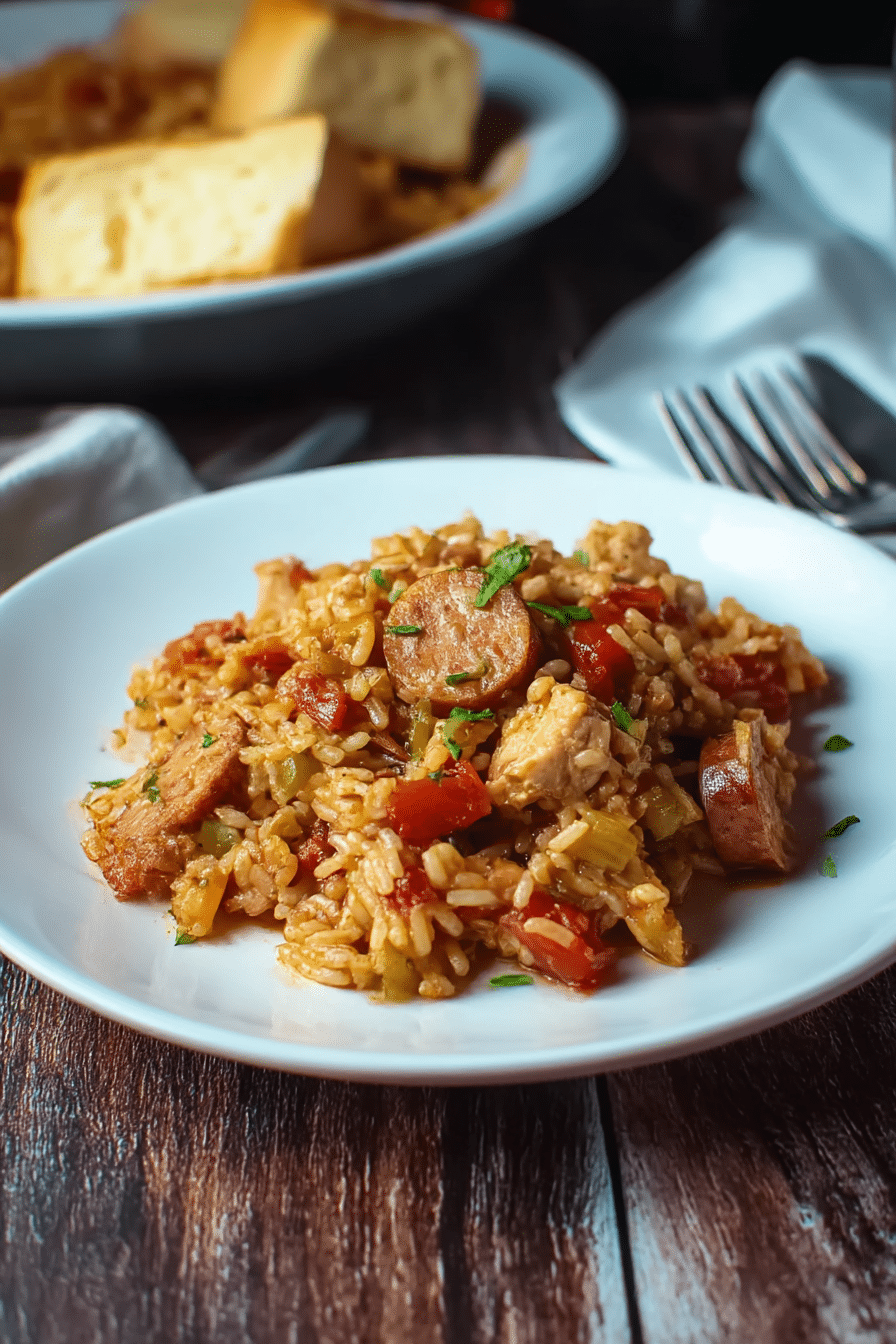 Shut the Fffront Door – Sausage Chicken Jambalaya