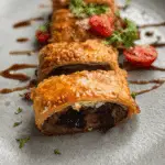 Homemade Greggs Steak and Cheese Roll