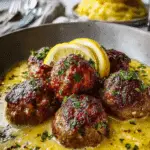 Greek Meatballs in Lemon Sauce