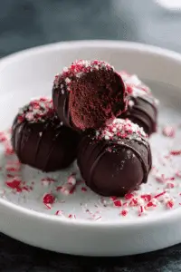 Peppermint Chocolate Truffles