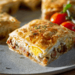 Breakfast Stuffed Puff Pastry Bars