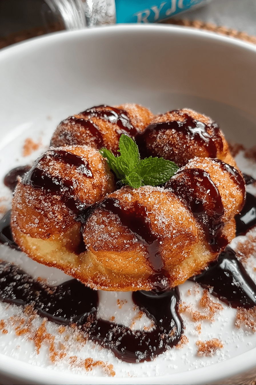 Two Ingredient Doughnut Bites