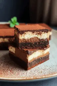 Tiramisu Brownies